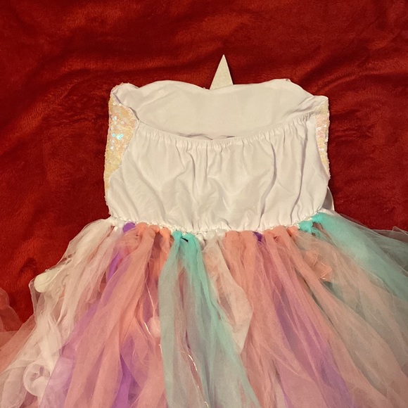 Girls unicorn tulle dress (lights up please read the description) - Picture 5 of 5